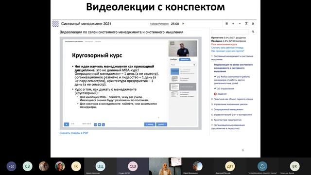 Онлайн курс "Системный менеджмент 2021" смотреть онлайн