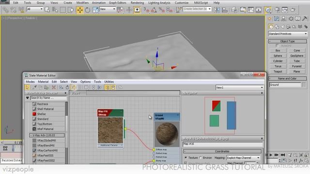 VIz-People Photorealistic Grass Tutorial смотреть онлайн