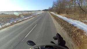 Открыл мотосезон 2020 в ФЕВРАЛЕ. Покатушка, разгон, торможение, максималка Stels Tactic