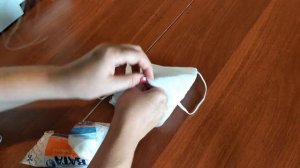 Детская ватно-марлевая повязка за 5 минут. Baby cotton-gauze bandage for 5 minutes.