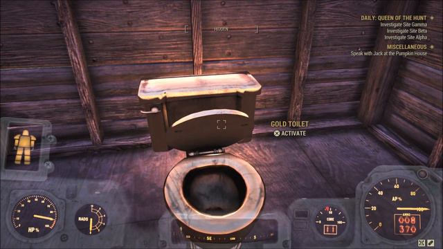 Fallout 76 Golden Toilet Set Season 4 Reward смотреть онлайн