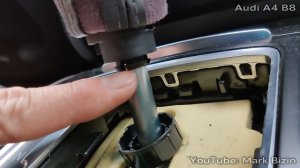Замена ручки КПП на новую от рестайла Audi A4 B8 / New gearbox handle with from the restyle A4B8