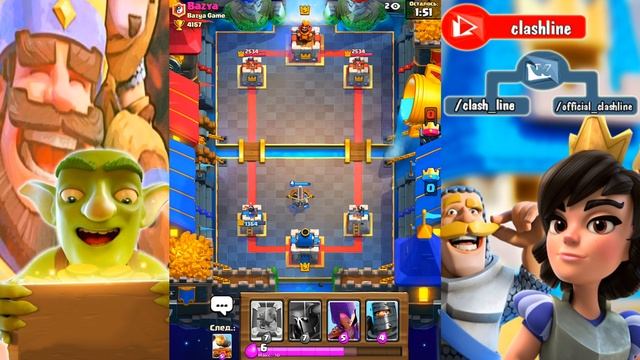 ВОСКРЕСНОЕ ПВП ПРОТИВ BAZYA GAME| БАЗЯ ЧЕГО-ТО ЗОЛ НА РАКЕТУ В CLASH ROYALE смотреть онлайн