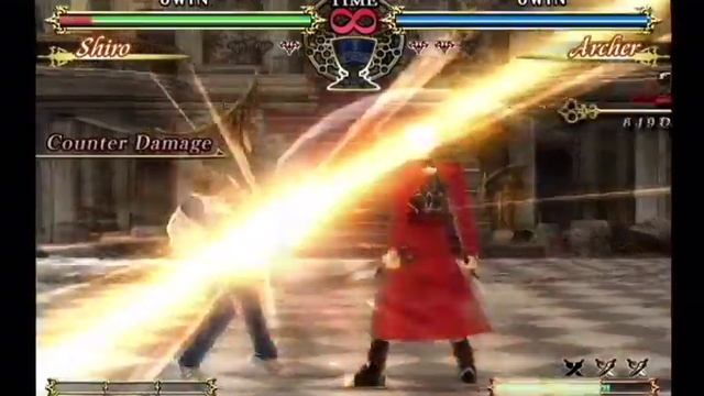 Fate Unlimited Codes Shiro Vs Archer смотреть онлайн
