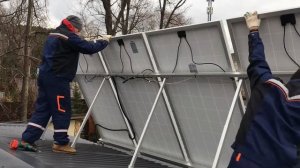 Изменение угла наклона солнечные панелей на зимнее время