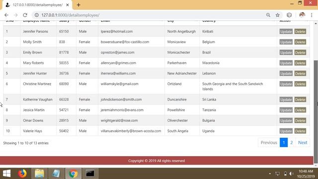 Employee Attendance Management System Project | Python Django Sqlite смотреть онлайн