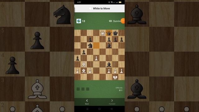 Chess.com Solve, Puzzle Survival, Missed Day 69