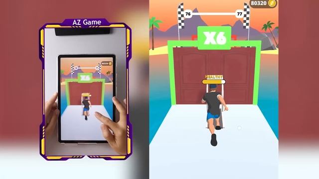 ?Satisfying Mobile Game: AZ Run, Fat 2 Fit, Pop Us, Number Masters, Frog Rush... смотреть онлайн