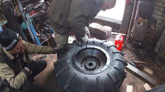 Собираем самодельный вездеход ,болотоход смотреть онлайн