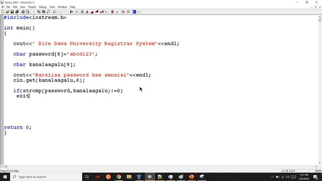 Barnoota c++ Kutaa 3ffaa(b) (Nested If-else fayyadamne Software Grade Report dalagu kalaquu) смотреть онлайн