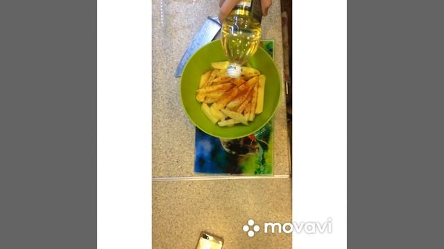 Картофель фри в микроволновке! Лайфхак для микроволновки! смотреть онлайн