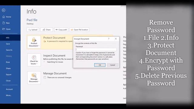 How to Remove a Password from a MS Word Document| Unlock Word Document смотреть онлайн