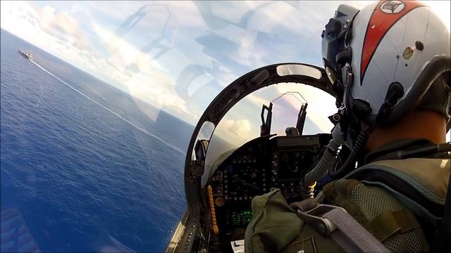 F/A-18 Carrier break and landing смотреть онлайн