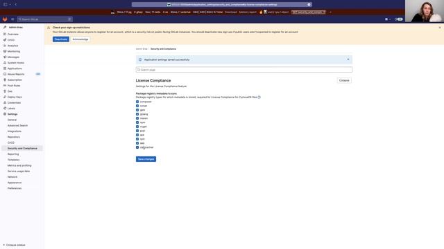 License Scanning Admin setting demo смотреть онлайн