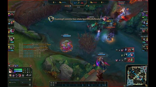 League of Legends - Samira Pentakill - Combo with Amumu смотреть онлайн