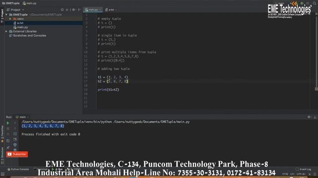 Python Tutorial For Beginners - Python Tuple | Python Tutorial смотреть онлайн