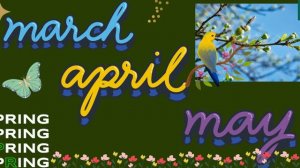 Seasons of the year and Months