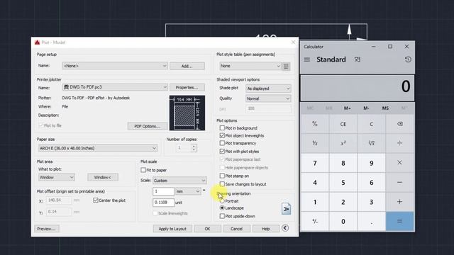 How to Scale Drawing for Plot Print in AutoCAD 1:100/10CM=10M смотреть онлайн