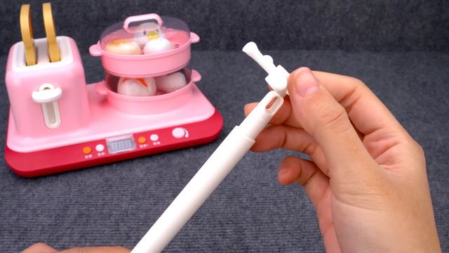 6 Minutes Satisfying with Unboxing Cute Pink BBQ Kitchen Cooking Toys Collection ASMR смотреть онлайн