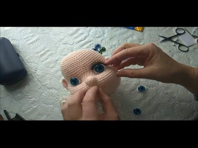 Кукла Анжелика крючком. Мастер класс Часть 3 смотреть онлайн