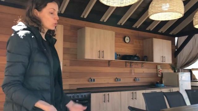 Открытая беседка после третьей зимовки. Летняя кухня из ДСП смотреть онлайн