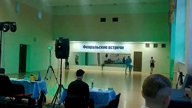 Бальные танцы "Февральские встречи", выступление Анжелики, 21.02.2021 смотреть онлайн