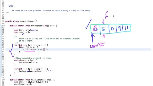Move Zeroes LeetCode | Move Zeroes to End of Array | Programming Tutorials смотреть онлайн