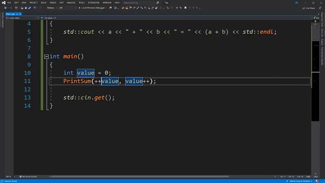 Argument Evaluation Order in C++ смотреть онлайн