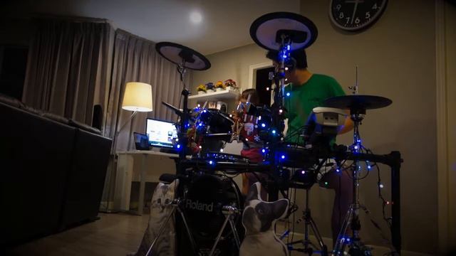 'Island in the sun' drums cover by Sinthai & First смотреть онлайн