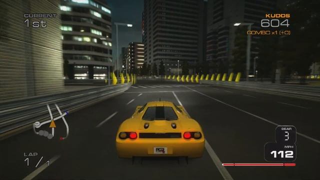 Project Gotham Racing 3 (PGR3): Custom Route 35 (Gameplay) at night смотреть онлайн