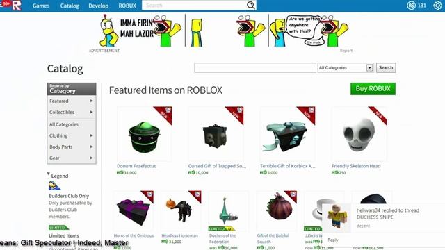 31K GIFT: Overseer Dominus Gift, Selling Duchess (ROBLOX Trading Video #2) смотреть онлайн