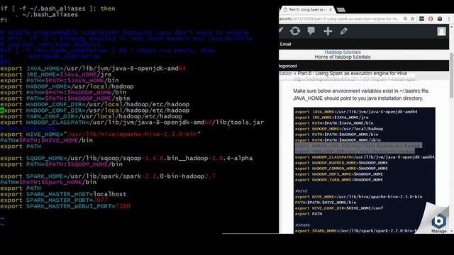 1. Set environment variables - Spark as execution engine for Hive смотреть онлайн