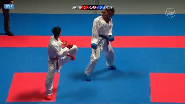 Karate 1 Moscow 2019. Final Female. Rozita Alipour (IRA) vs. Haya Jumaa (CAN) смотреть онлайн