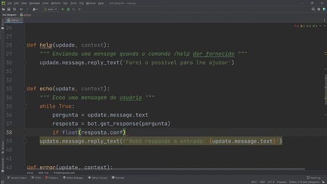 199 - Bot do Telegram em Python: parte 3 смотреть онлайн