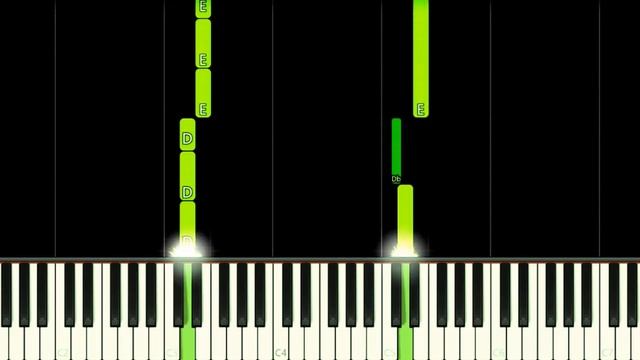 TALKING TOM AND FRIENDS THEME - EASY Piano Tutorial смотреть онлайн