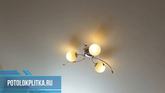 Сатиновый натяжной потолок на кухне, компания «Строй Сервис» смотреть онлайн