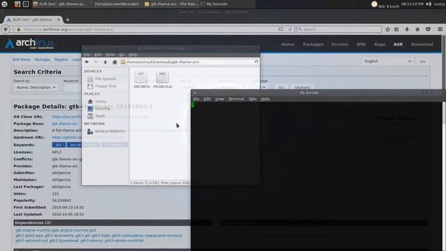 Archlinux AUR package installation without yaourt tool смотреть онлайн