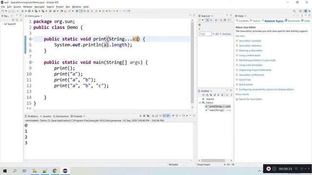 Is Varargs a datatype in java? | Varargs vs Array | JavaBeam|Java5 new Features смотреть онлайн