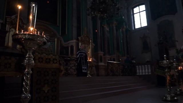 Свято-Духов собор г.Вильнюс. Пассия 23 марта 2014 года. смотреть онлайн