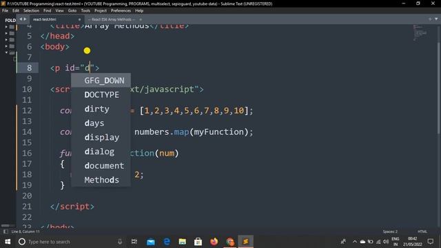 React JS Experienced Lectures #3 - React JS ES6 Arrays Methods In Hindi смотреть онлайн