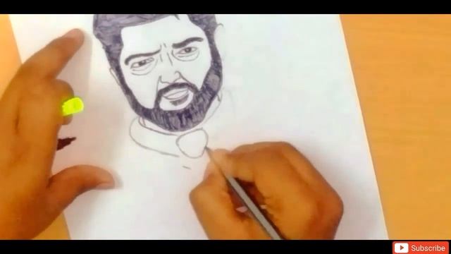 Easy To Way Ajith Sketch Drawing. Thala Ajith Drawing. S. SANJAY KUMAR ARTIFICIAL DRAWING WORKS. смотреть онлайн