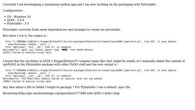GIS: PyInstaller and QGIS 3.4 смотреть онлайн
