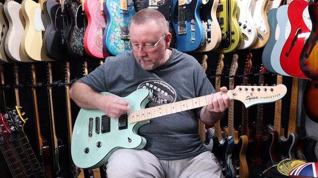 Squier Contemporary Active Starcaster 2019 Surf Pearl смотреть онлайн