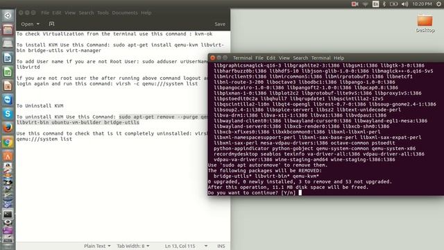 How to uninstall KVM ( Virtual Machine Manager ) in ubuntu in Urdu смотреть онлайн