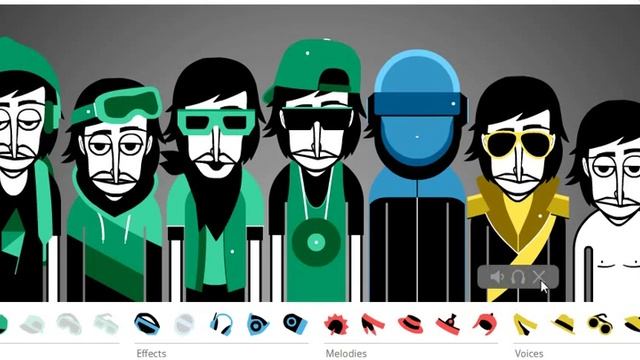 создаём свою музыку в игре Incredibox смотреть онлайн