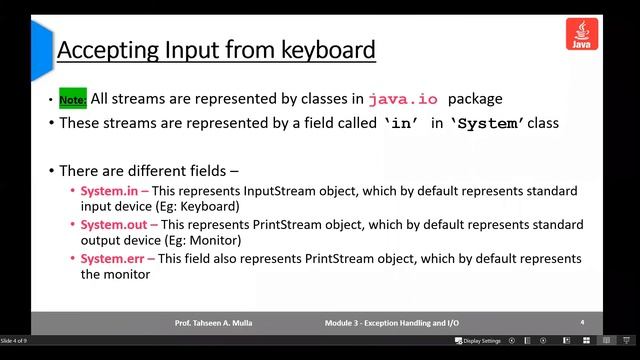 #11 Input and Output Streams смотреть онлайн