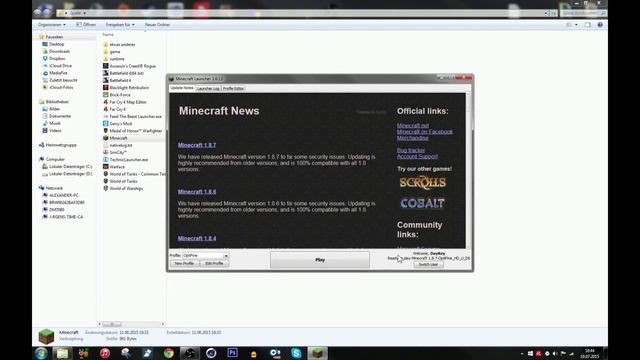 Optifine 1.8.7 Download|Tutorial [German/HD] смотреть онлайн