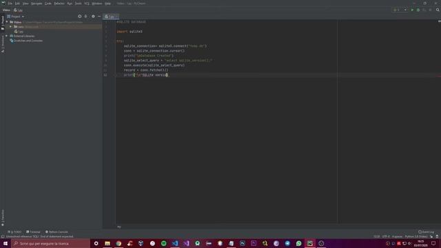 Create a SQLite Database and Print the Version of the SQLite - PyCharm Python - Tutorial #34 смотреть онлайн