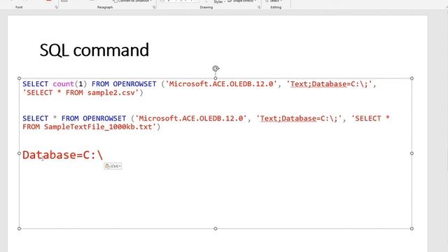 How to count text file using OPENROWSET смотреть онлайн