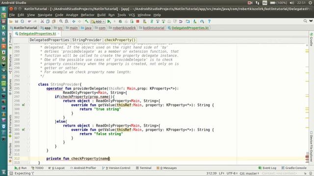 Android Kotlin Tutorial #117 - Delegated Properties - Providing a delegate(since 1.1) смотреть онлайн